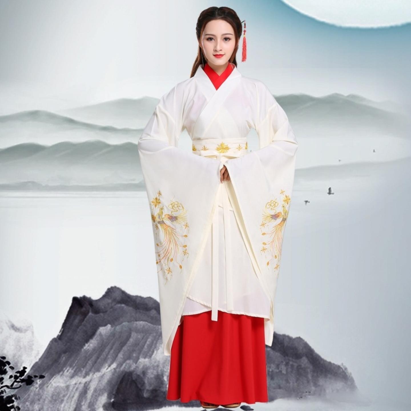 汉服女古装仙气飘逸古风超仙交领