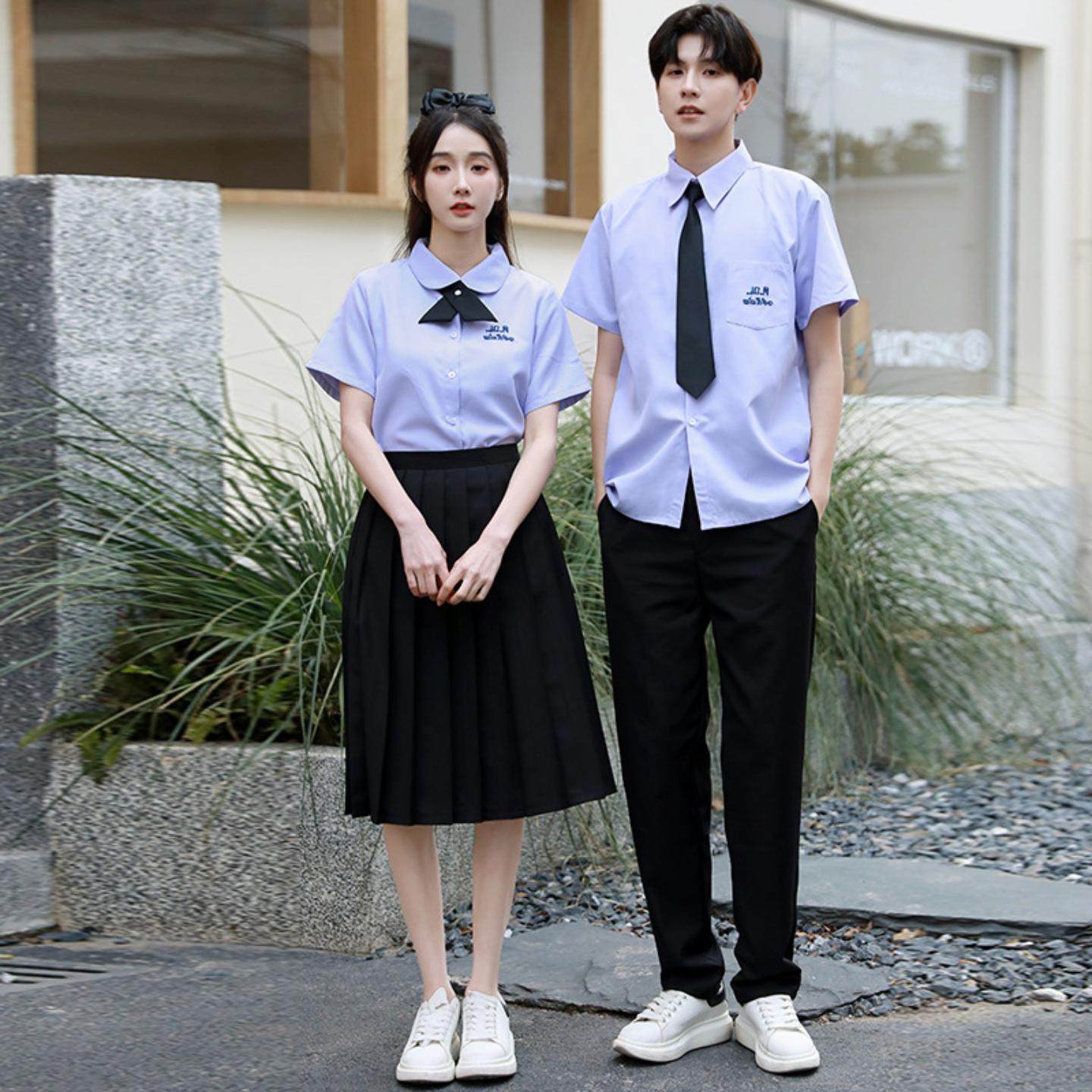 泰式校服衬衫学院风jk班服