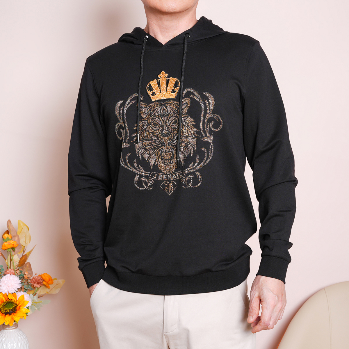 J.BENATO/宾度男士连帽卫衣