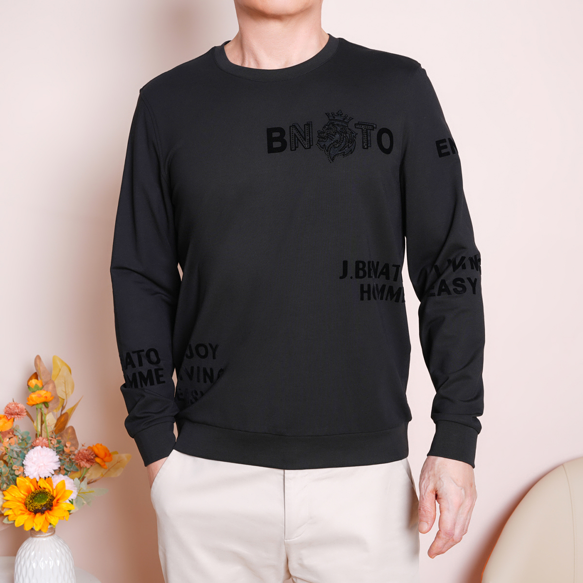 J.BENATO/宾度男士时尚休闲卫衣