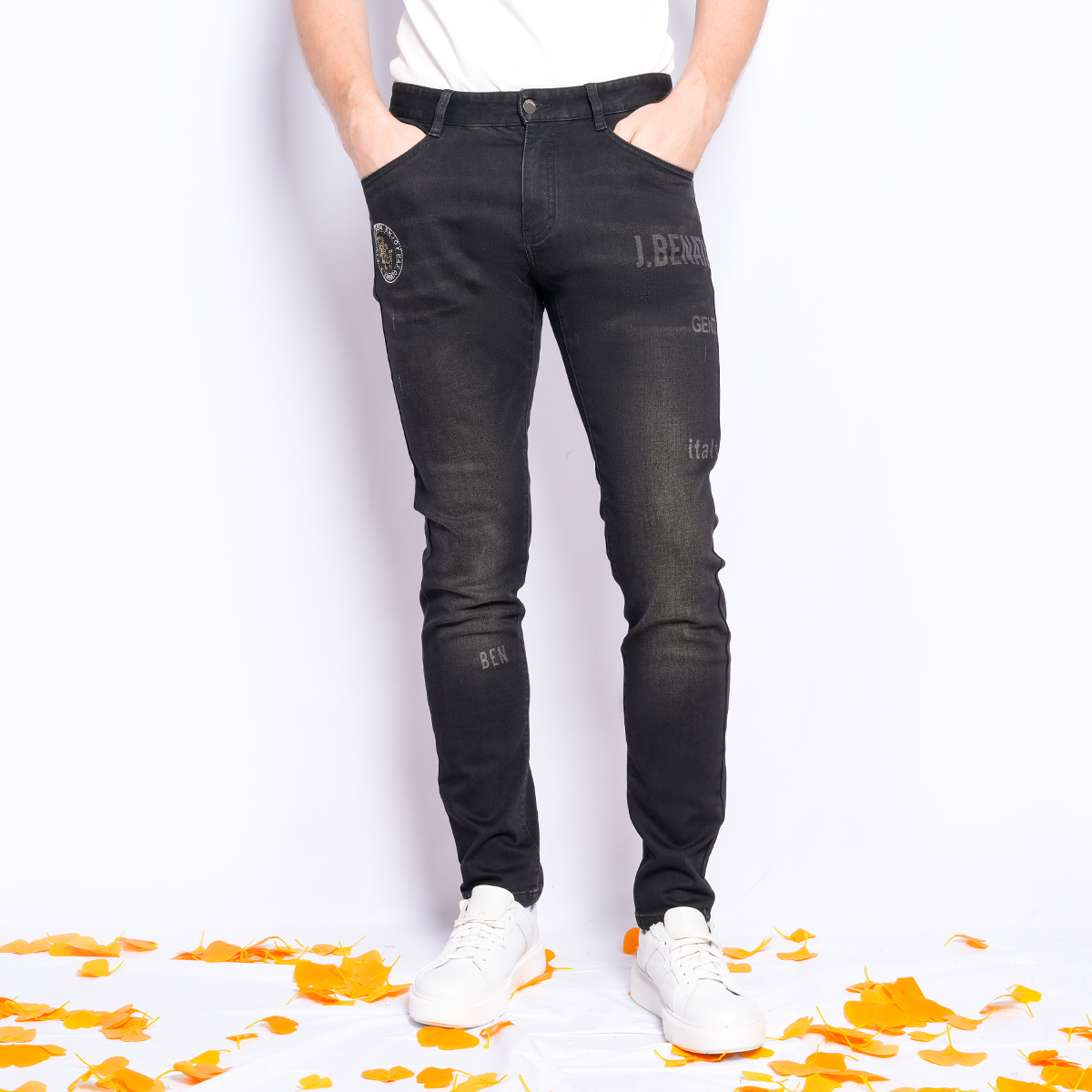 J.BENATO/宾度男士时尚牛仔裤