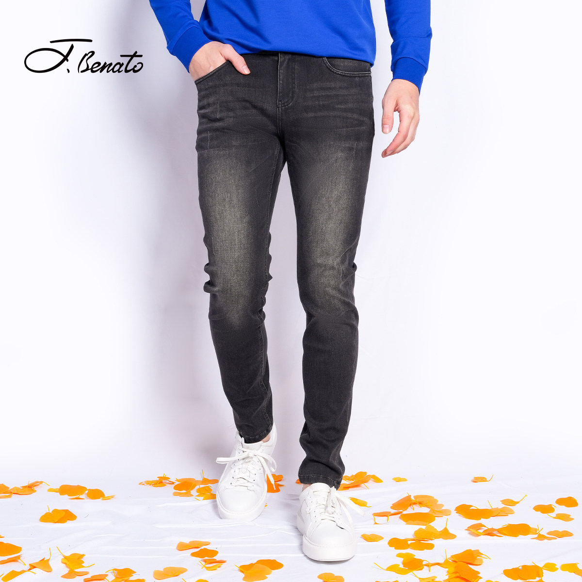 宾度男装秋冬季男士巴洛克元素水洗牛仔裤进口炫彩珠片刺绣休闲裤,男装,牛仔裤,淘宝优惠券,粉丝福利购,淘宝优惠卷