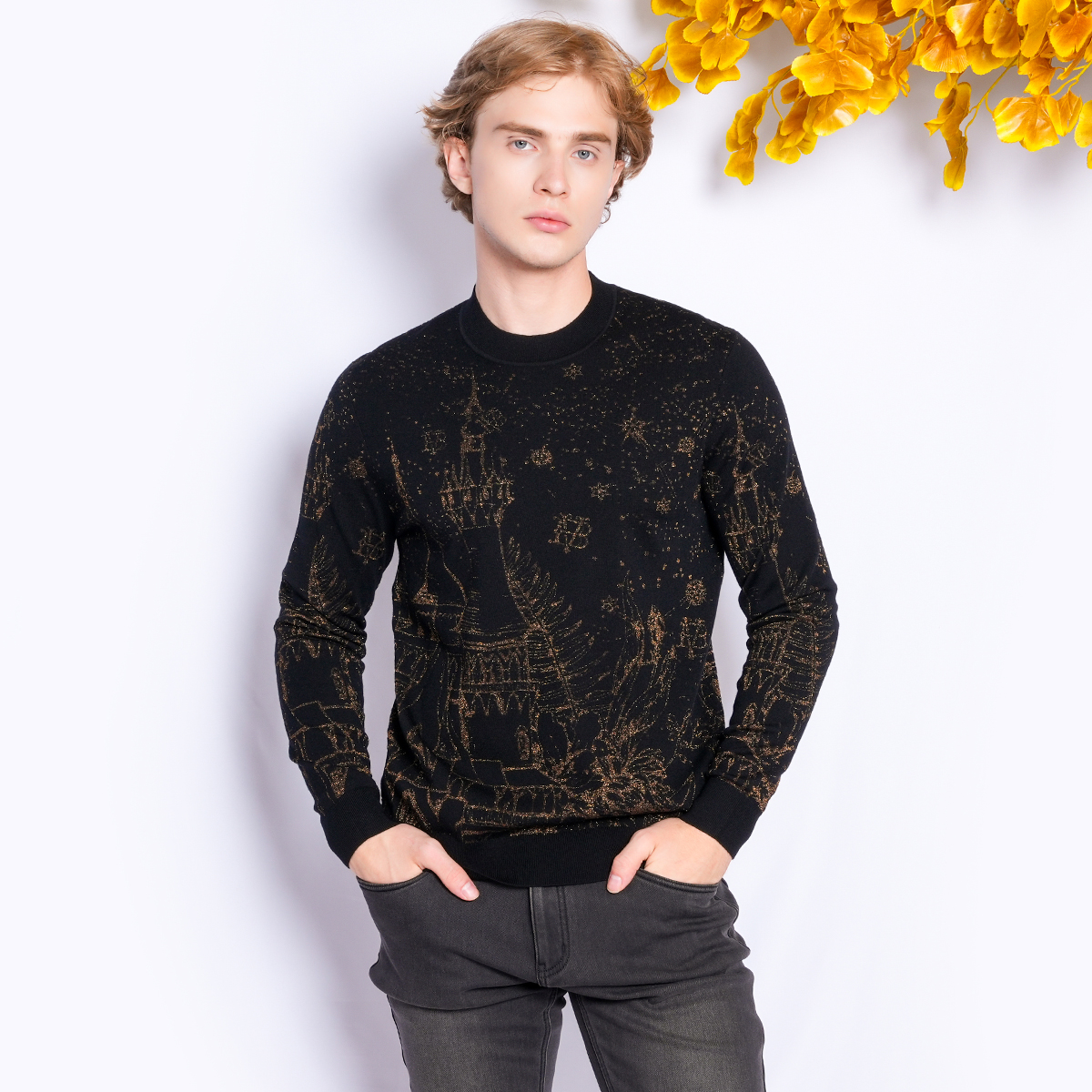 J.BENATO/宾度男士时尚针织衫