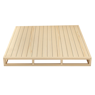 木床垫1.8米实木榻榻米地台床架1.5米硬床板排骨架加高硬床垫定制