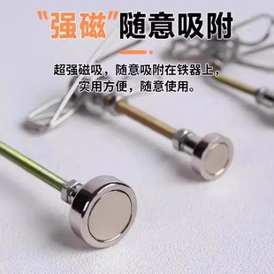 磁吸蚊香支架断香檀香线香插座接灰托盘底座家用熏香驱蚊托架 新款
