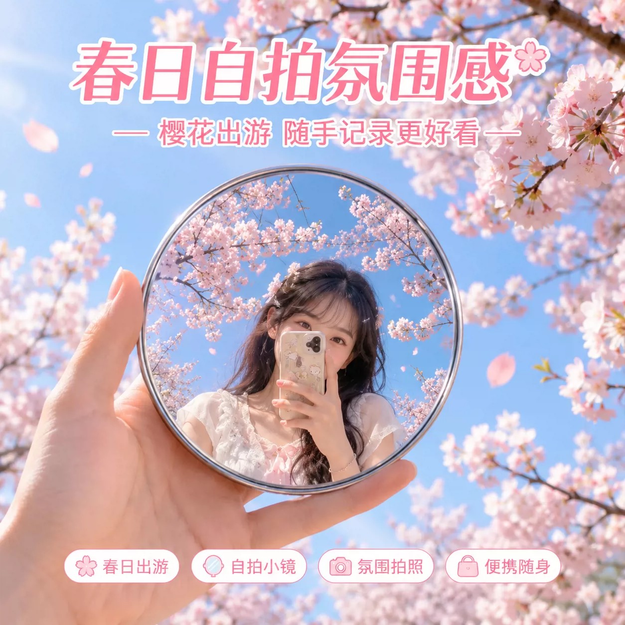 凸面广角拍照小圆镜旅行足迹