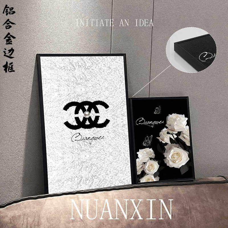 ins风高级感斗柜轻奢客厅入门玄关沙发摆挂画桌面摆台艺术装饰画,家居饰品,桌面摆台画,淘宝优惠券,粉丝福利购,淘宝优惠卷