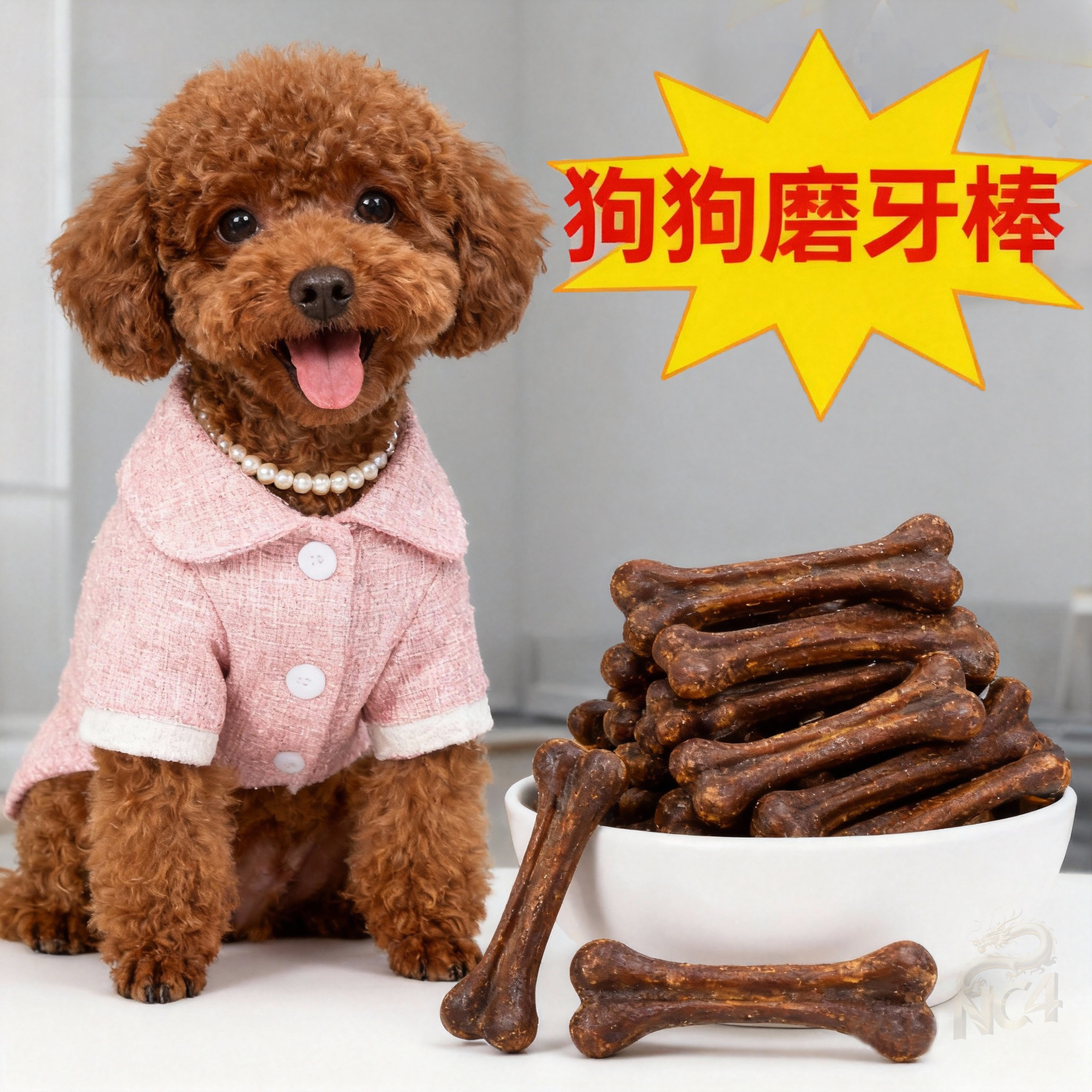 狗狗磨牙棒骨头耐咬幼犬小型犬