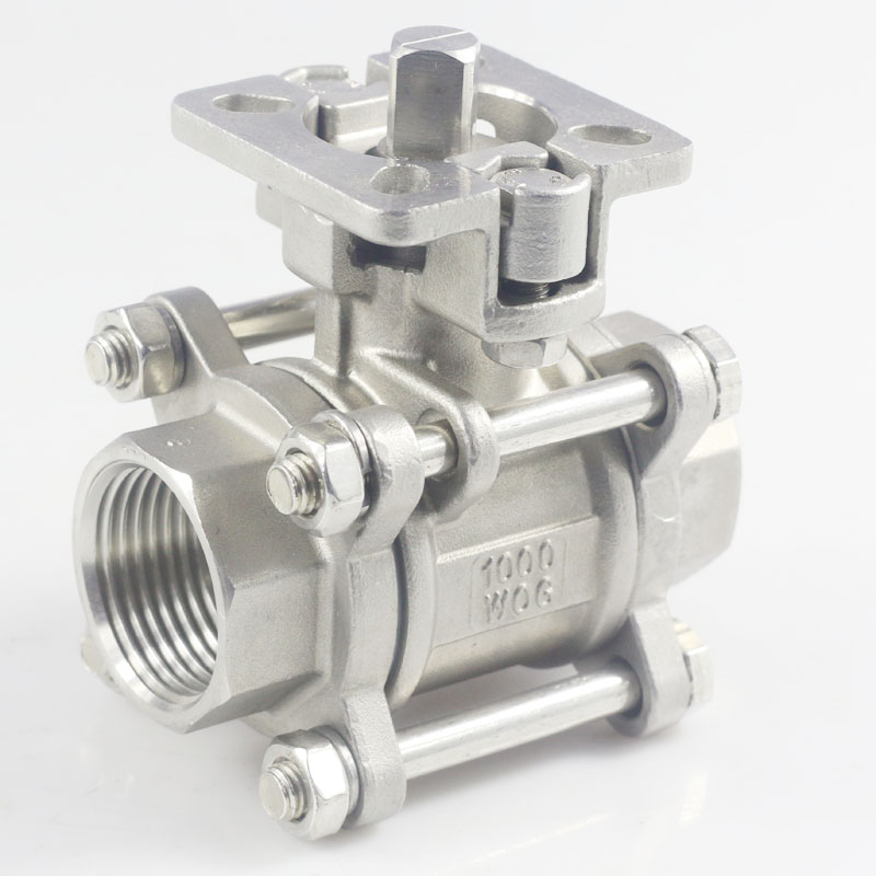 高压三片丝扣球阀3PC焊接高压球阀Q11F-64P3P04不锈钢高温螺纹球