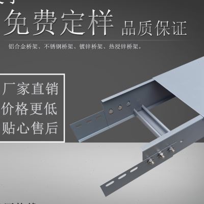 极速厂销防火g大跨距电缆桥架喷塑烤漆梯架不锈钢托盘式 镀锌线槽