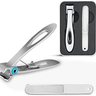 极速0.6in Wide Jaw Opening Nail Clippers for Thick NaiZls Fi