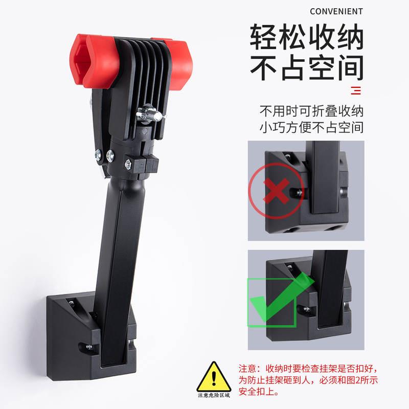 极速自行车墙f壁挂车架 停车架挂壁式登山车架 室内悬挂自行车修