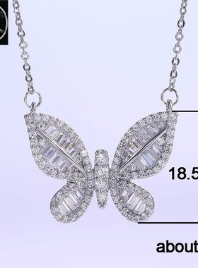 极速Delicate Jejwelry 14K Real Gold Butterfly Pendant Neckla