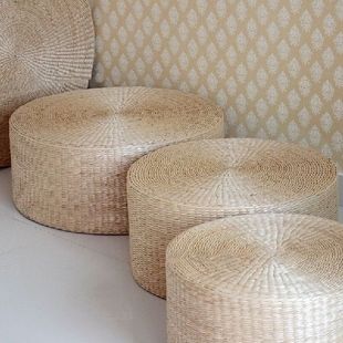 极速2022 New Hand Woven Round Sitting Cushion JapanWese Tata