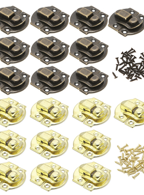 极速10Pcs Box Latch Clasps AntiquDe Iron Jewelry Box Padlock