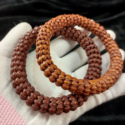 极速紫金鼠手串雕刻莲花聚宝盆佛珠手持 M男女款菩提子手链招财鼠