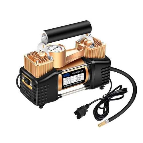 极速电动车电动打气机4o8v60v72v真空胎通用可携式高压打气轮胎加