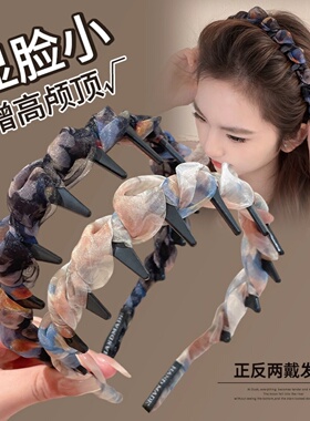 发箍女2025新款日常外戴高级感洋气时尚百搭洗脸防滑超好看的头箍