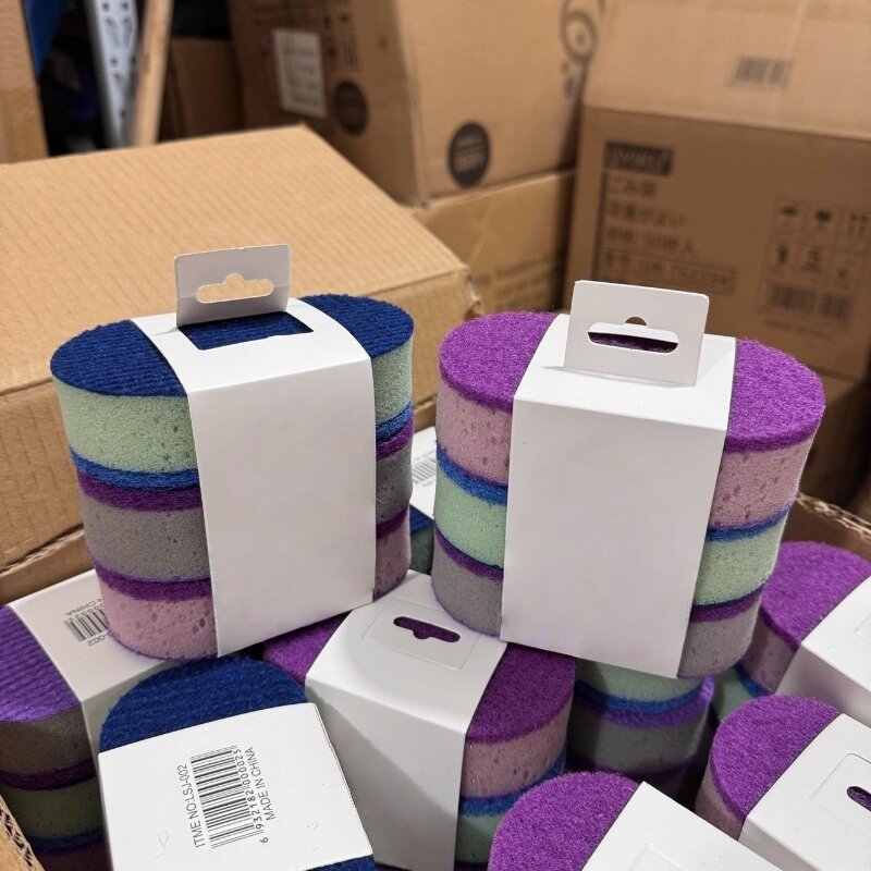 加厚高密度彩色洗碗海绵刷