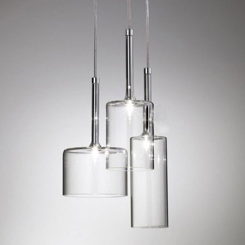 现代简约餐厅吧台吊灯北欧创意个性酒吧客厅卧室单头三头玻璃吊灯