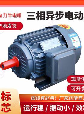 厂家供应三相异步电机Y2-225S机械设备用电动机立卧式铜线马达