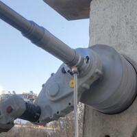 富垚4代軸心定位鉆孔機 新型水鉆角磨機水鉆裝置水電安裝穿墻打孔