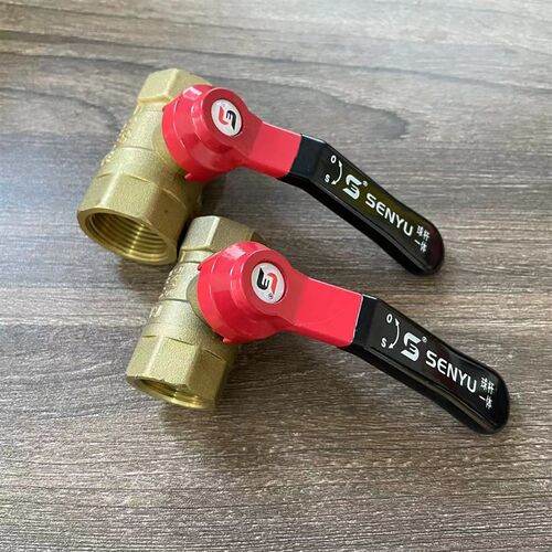 全铜球杆一体球阀4分6分阀门水阀加厚丝扣螺纹水管暖气开关阀