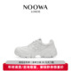 NOOWA潮流休闲鞋 真皮厚底增高软底百搭运动小白鞋 女2025新款 时尚