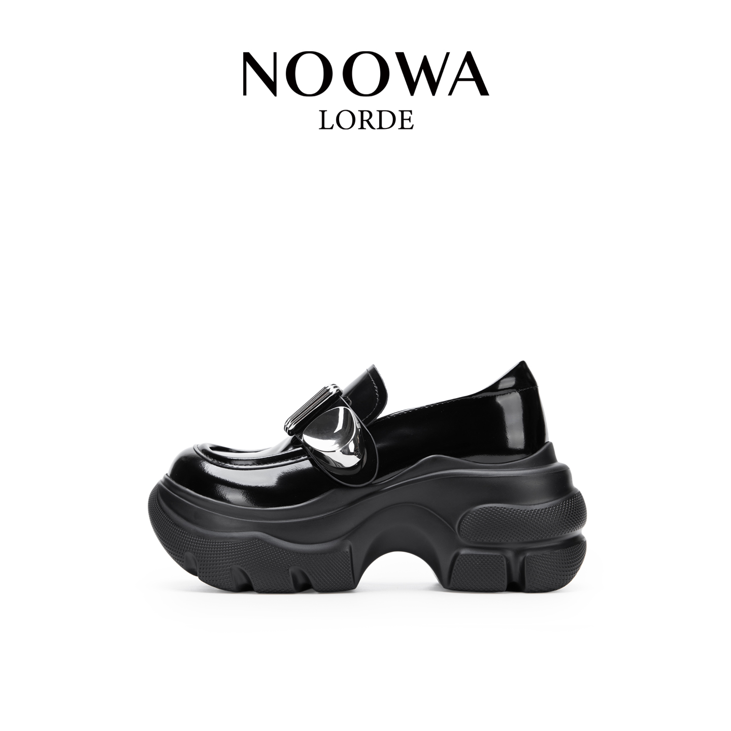 专柜同款厚底英伦风增高乐福鞋