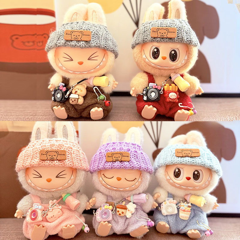 labu娃衣拉布坐派对2代1马