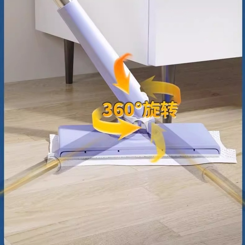 迷你小拖把加长款92cm拖把洗脸巾一次性二次利用全自动夹布免手洗