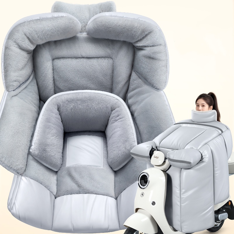 电动车挡风被冬季加绒加厚