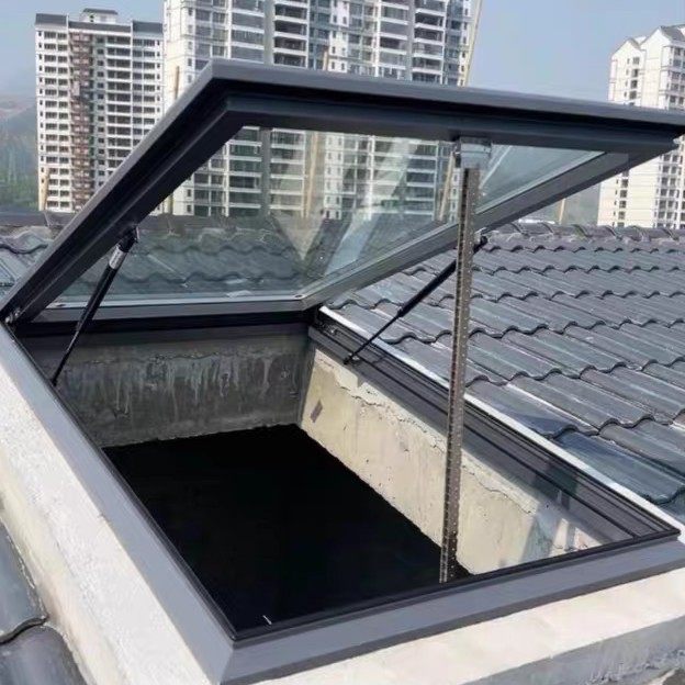 电动新款天窗楼顶智能电动天窗斜平屋顶阳光房手动推拉平移天窗,全屋定制,铝合金窗,淘宝优惠券,粉丝福利购,淘宝优惠卷