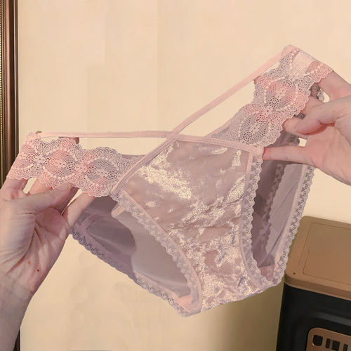 法式蕾丝性感女士低腰纯欲内裤女小心机高级感舒适2026新款三角裤