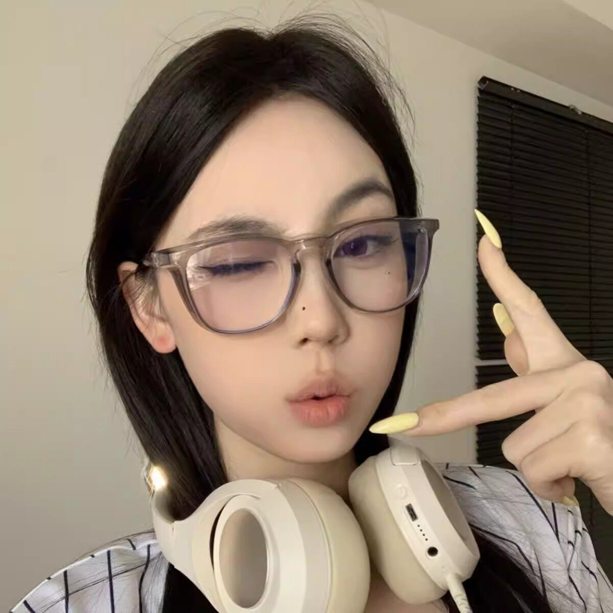 防飞沫防雾骑行术后防蓝光镜