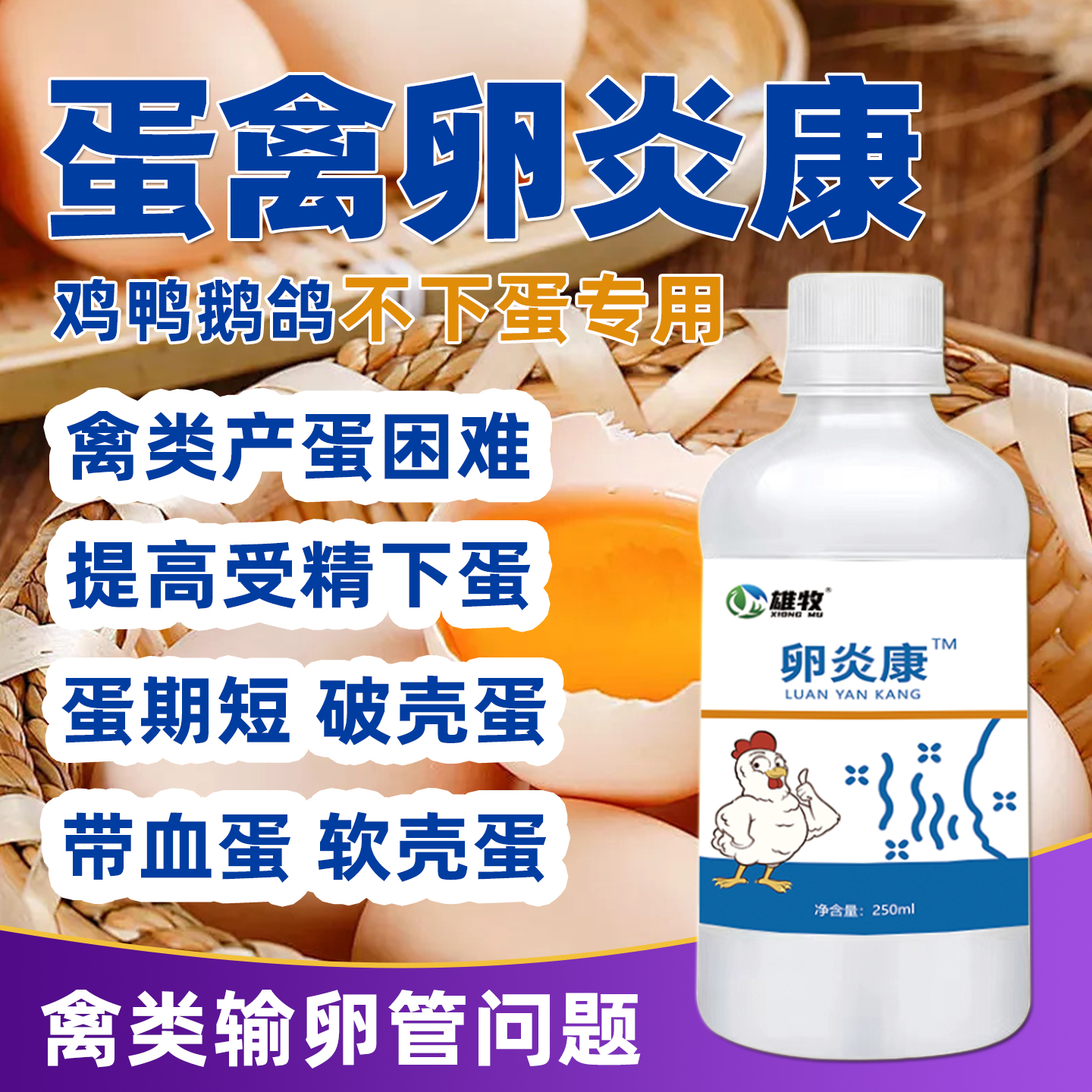 雄牧卵炎康蛋禽输卵管炎添加剂