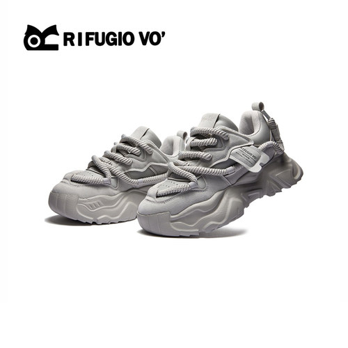 2025新款厚底软底增高老爹鞋