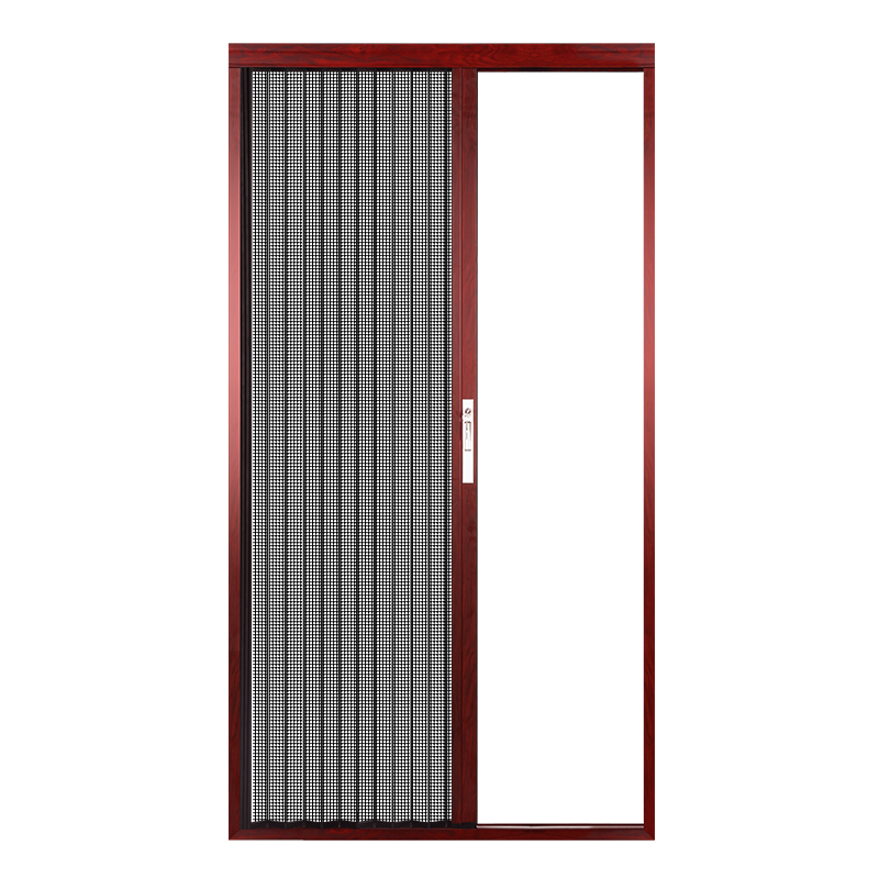 定制金刚网折叠隐形纱门防蚊鼠防宠物儿童防护铝合金推拉式纱门帘