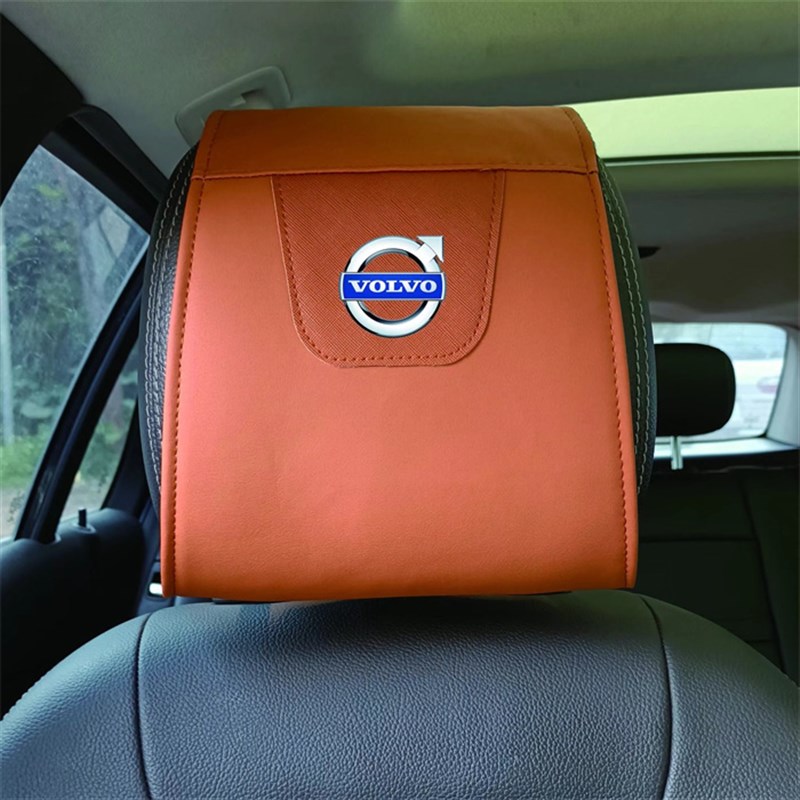 适用于沃尔沃XC60 S90XC90 V60专用汽车头枕套保护罩防尘罩防护套