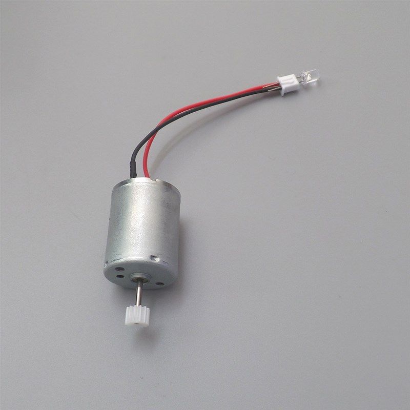 微型手摇发电机带LED齿轮迷你发电模型风力DIY科技实验小制作配件