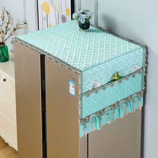 双门冰箱盖巾顶布防尘罩布单开滚筒洗衣机欧式2023新款防滑收纳