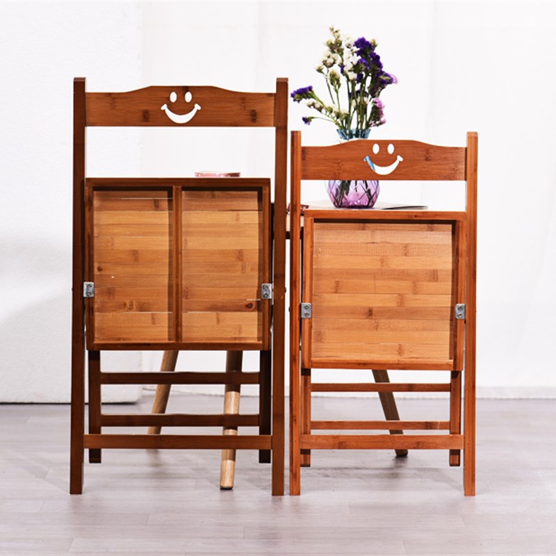 楠竹实木折叠凳子便携式小板凳钓鱼凳家用凳折叠椅可折叠靠背椅子