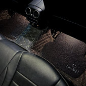 汽车脚垫主驾驶单片防脏车载可爱丝圈保护脚踏垫易清洗车内通用女