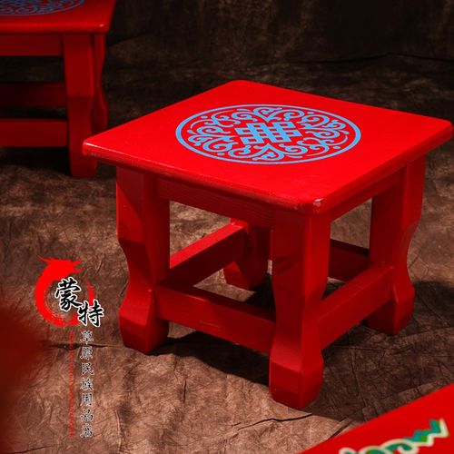 蒙古族小凳子 蒙古族特色家具凳子地凳 蒙古包家具摆设凳子包邮