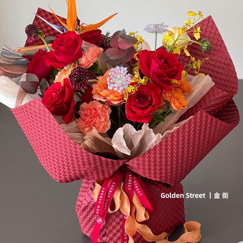 七夕节奶油泡芙立体双面压纹纸防水加厚花束礼品包装手工材料包邮,鲜花速递/花卉仿真/绿植园艺,花艺包装纸,淘宝优惠券,粉丝福利购,淘宝优惠卷