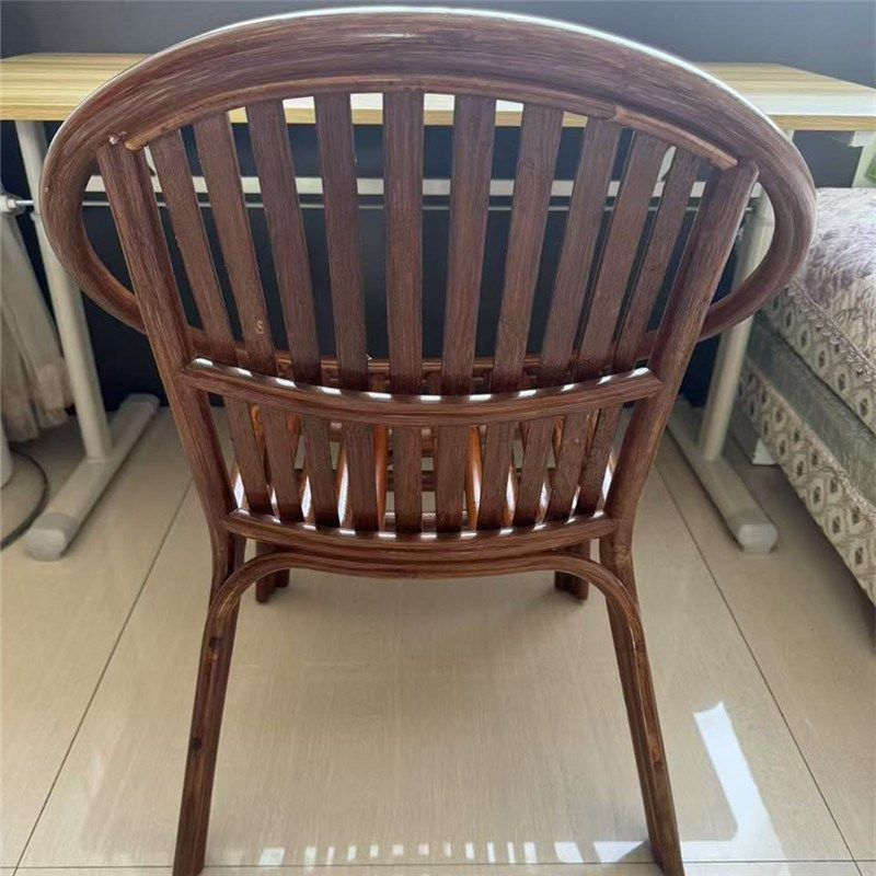 天然真藤椅全藤杆老人椅太阳椅圆形阳台家用休闲靠背椅单人小椅子,住宅家具,阳台椅,淘宝优惠券,粉丝福利购,淘宝优惠卷