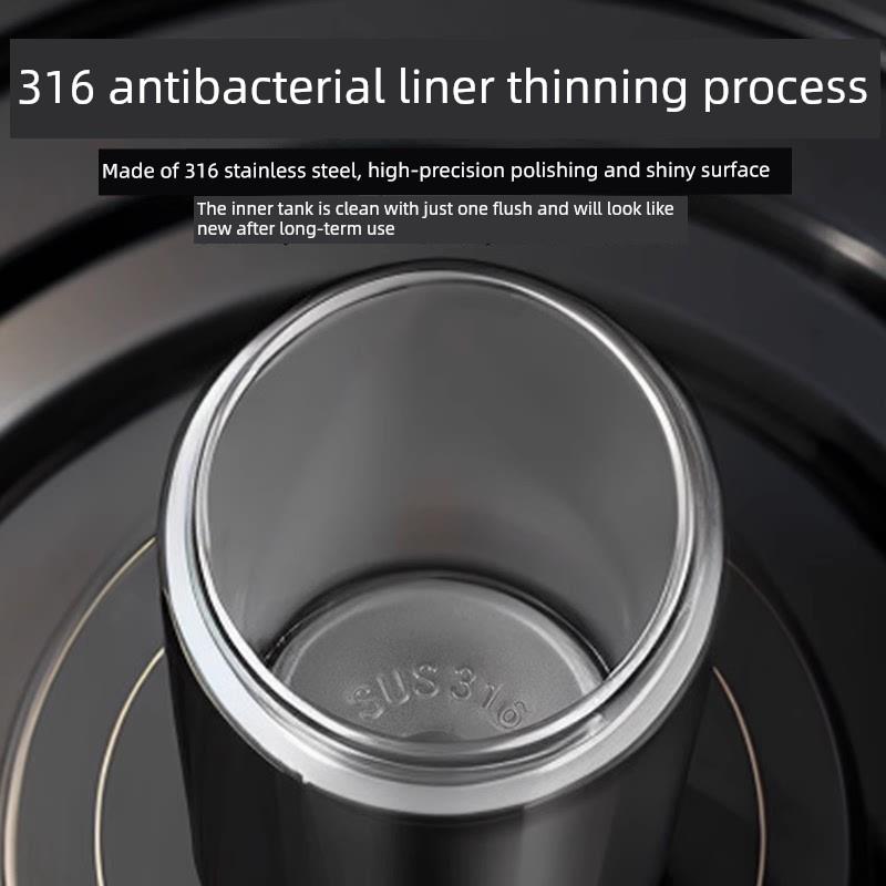 【行业热销】茶杯男士泡茶专用保温杯2025新款车载按压一键开盖司