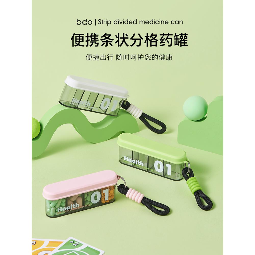 【天猫正品】药盒一周七天早中晚一日三餐便携式迷你随身小药丸药