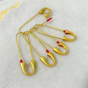 【品牌正品】金刚结红绳安全别针沙金别针小配件配饰婴儿宝宝孕妇