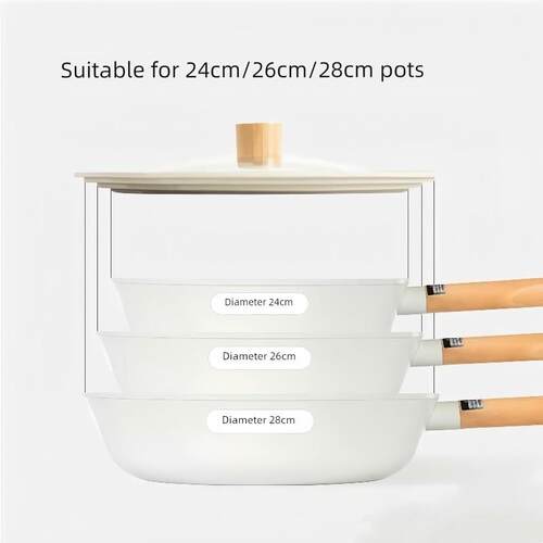 天猫正品日本品质耐高温玻璃锅盖硅胶盖锅具煎锅蒸锅汤锅24cm26cm